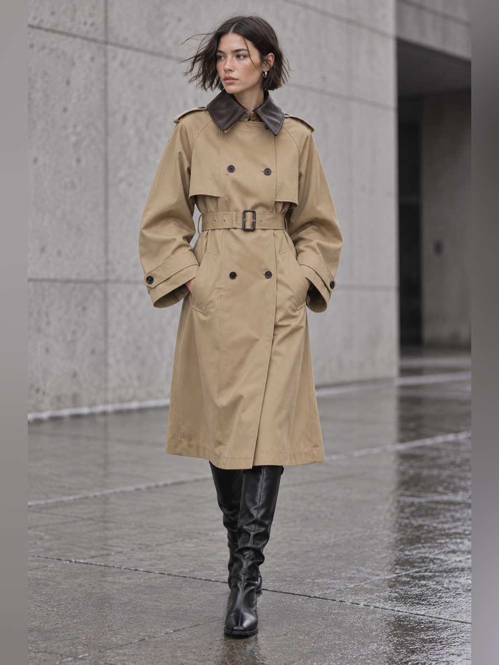 L’Academie Aura Trench Coat